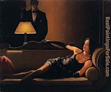Jack Vettriano along game a Spider painting
